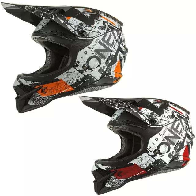 O'NEAL Motocross Helm 3SRS Scarz Enduro Trail Offroad 3Series Motorrad MX Quad