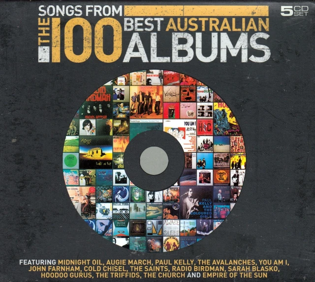 SONGS FROM THE 100 BEST AUSTRALIAN ALBUMS 5 x CD Box Set Pop Rock $36. ...