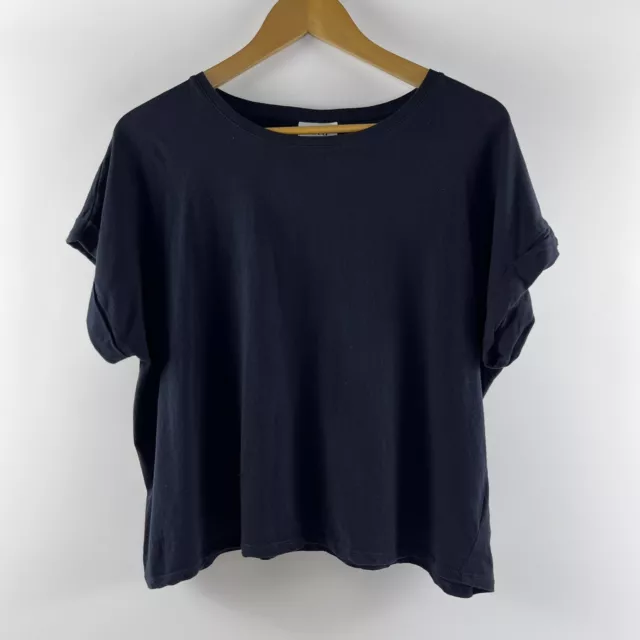 Seed Heritage Womens Tshirt Size XL Navy Blue VGUC