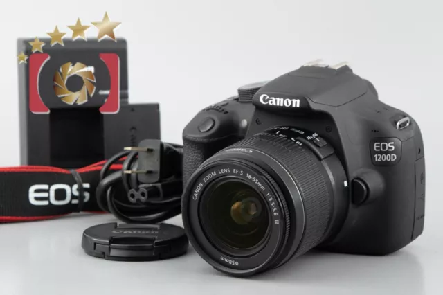 ¡Muy bueno! Kit de lentes Canon EOS 1200D 18,1 MP DSLR EF-S 18-55