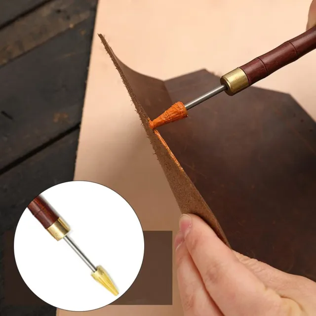 Affidabile penna a olio bordo pelle con rullo per tintura professionale dei bord