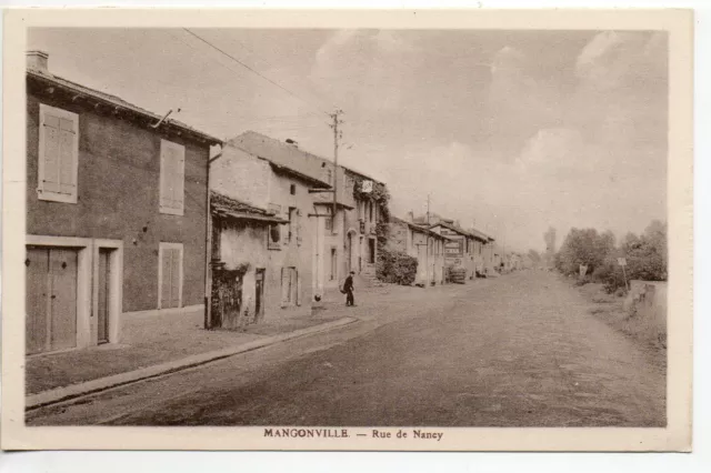 MANGONVILLE - Meurthe et Moselle - CPA 54 - La rue de Nancy