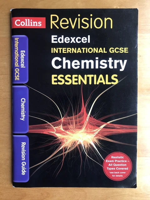 COLLINS IGCSE ESSENTIALS - Edexcel International GCSE Chemistry: Revision Guide £3.15 - PicClick UK