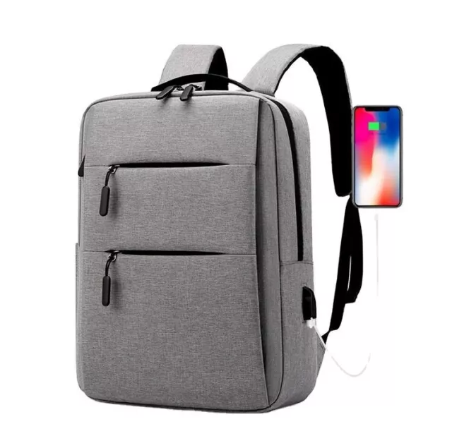 Mochila de Viaje y Portátil Unisex con USB de INND HOME