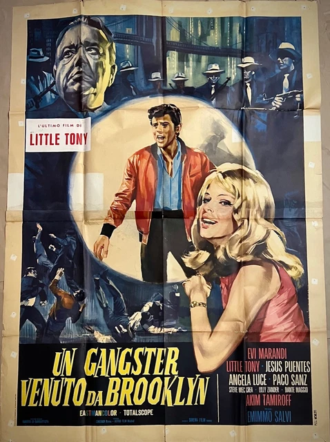 UN GANGSTER VENUTO DA BROOKLYNManifesto affiche originale4FLittle
