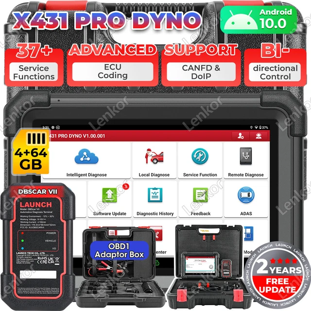 ANCEL AD310 Pro 3-in-1 OBD2 Diagnosegerät & Batterietester – Für 12V/24V, Bluetooth, App, Alle Autos