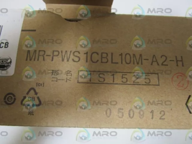 Mitsubishi Power Cable Mr-Pws1Cbl10M-A2-H *New In Box*