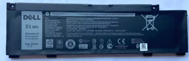 Genuine 266J9 Battery For Inspiron G3 15 3500 3590 3790 G5 15 5500 SE 5505 51Wh