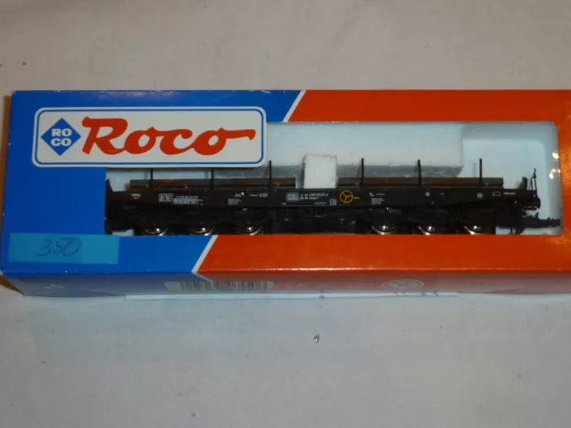 Roco 46550, DB Schwerlastwagen 6achsig+Ladegut Stahlprofile, Neu,OVP,H0, (350)