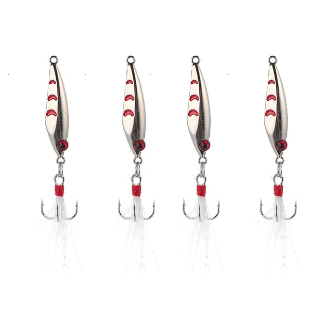4 Pcs Fish Shape Bait Bait Fishing Sea Fake Fishing Bait Freshwater