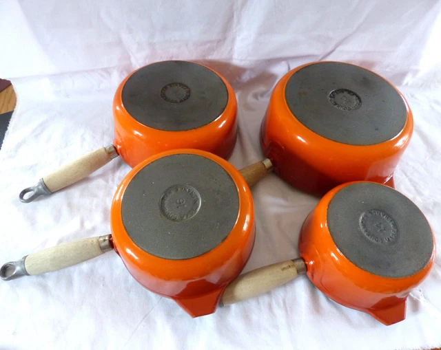 COCOTTE OVALE fonte émaillée Creuset Doufeu COUSANCES rouge flammé 40,5 cm EUR 20,00 - FR