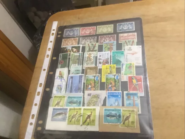 Guyana Mixed Used Stamps Lot