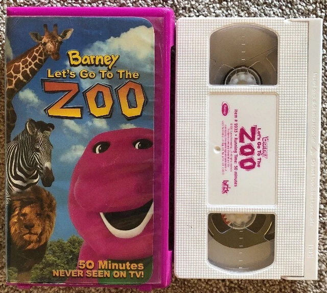 Barney let s go to the zoo vhs 2001 eur 2 35 picclick fr