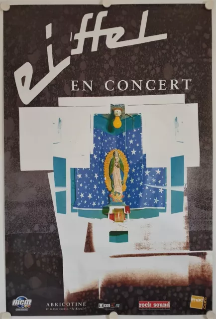 Affiche Groupe Rock EIFFEL en CONCERT 2000 - 80x120 cm
