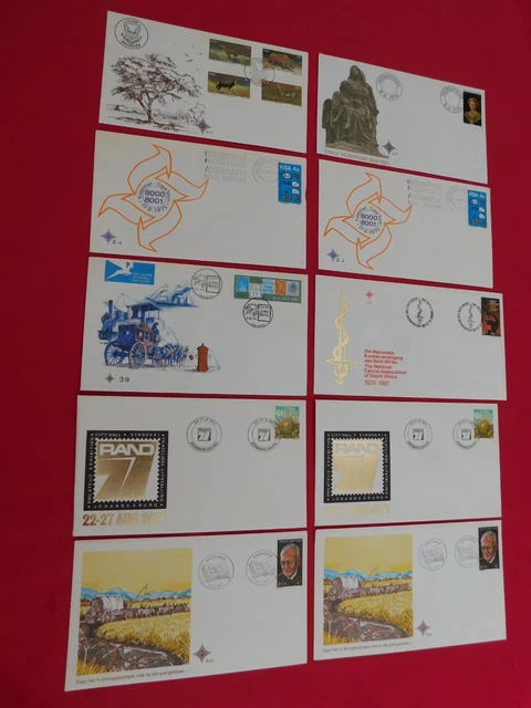 72 South Africa - RSA - First Day Cover - majority unaddressed  with inserts