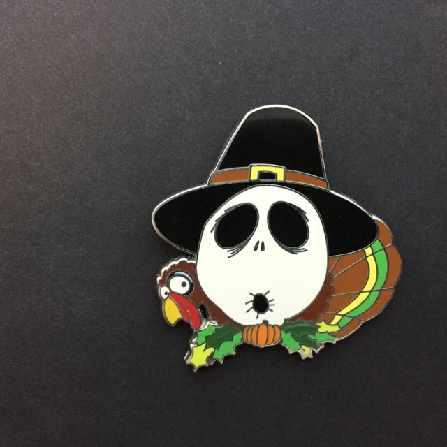 Disney Nightmare B4 Christmas Jack Skellington Thanksgiving Holiday Trading Pin