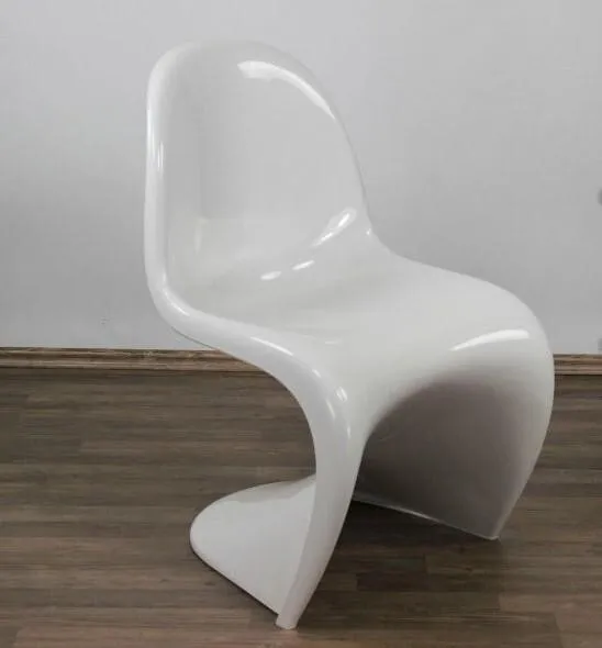 Lot de 4 Chaises Panton en S design blanc neuf design