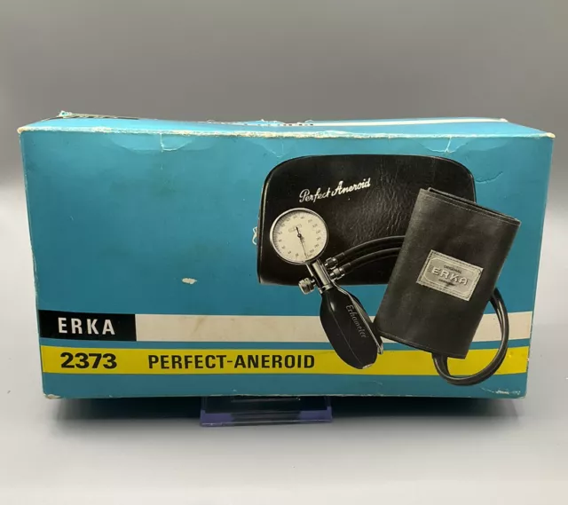 Blutdruckmesser ERKA 2373 Perfect Aneroid / antik / gebraucht in OVP!