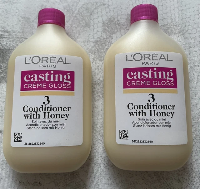2X L’OREAL PARIS Casting Creme Gloss Conditioner With Honey, 60ml £8.99 ...