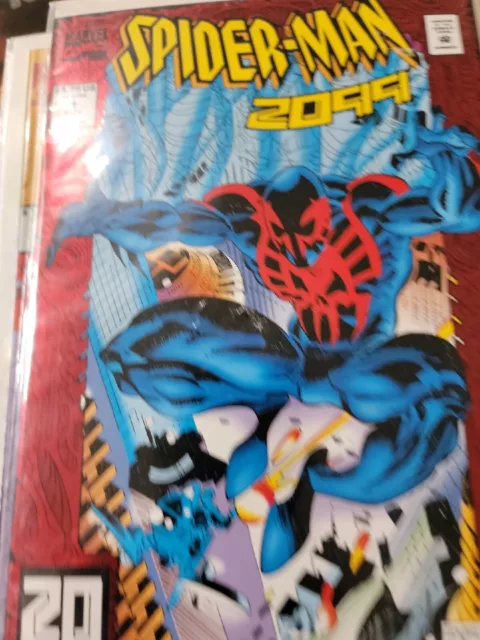 MARVEL SPIDER-MAN 2099 Vol 1 #1 Nov 92 BRIGHT RED FOIL COVER MINT CONDITION