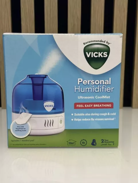 Vicks VUL505 Ultrasonic Cool Mist Personal Humidifier with VapoPad