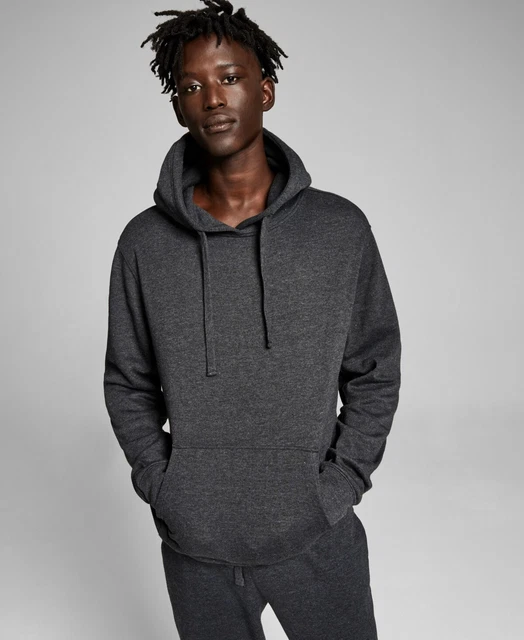 And Now This Mens Regular-Fit Fleece Hoodi Black L BLACK Size LARGE S/S