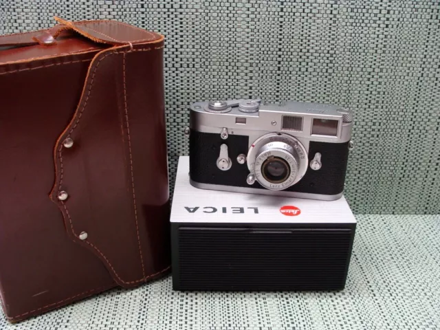Leitz Wetzlar - Leica M2 Kit Elmar-M39 1:3.5/5cm "intakte Gebrauchte" - RAR!