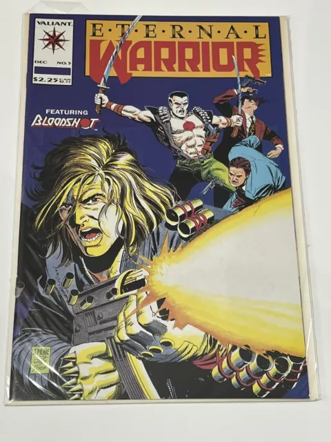 Eternal Warrior Comic #5 (Dec 1992, Valiant) 9.0 Vf/Nm Bloodshot Unread!!!!