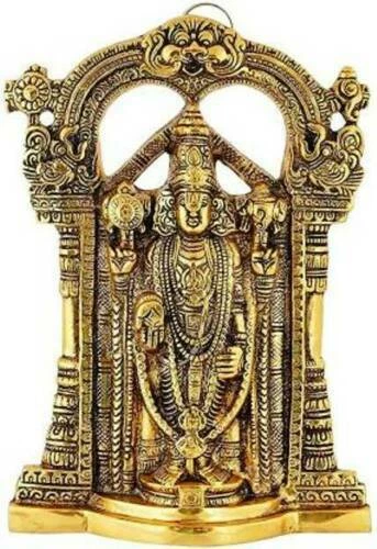 Lord Tirupati Balaji Metal Statue for Home Decor and Gifts Decorative Showpiece