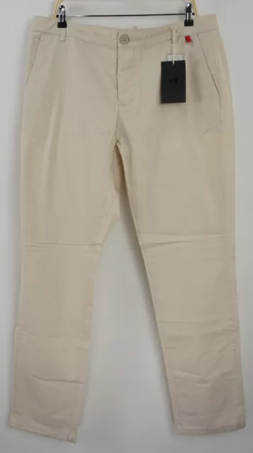 New LTB Company Dillen Dust Men's 36 x 34 Ivory Cotton Twill Flat Chino Pants