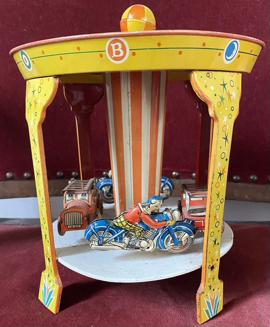 Jeu Ancien Français - Jeu Du Cirque JJF Clown Equilibriste - Boîte Carton - 1910-1920