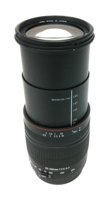 Sigma 28-300mm 3,5-6,3 DG Macro Objektiv (62mm Filtergewinde) für Canon