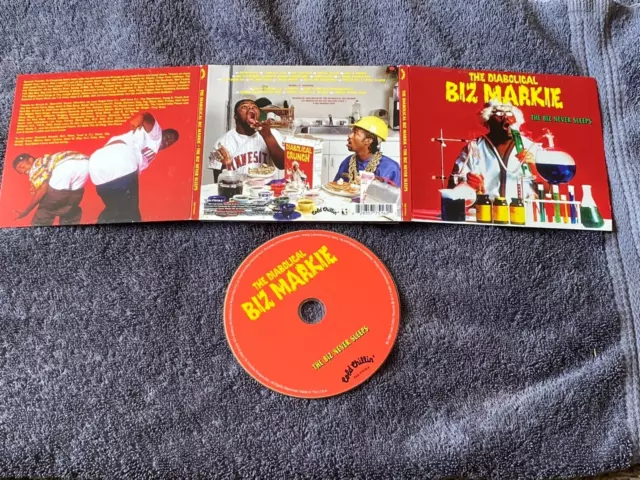 THE DIABOLICAL BIZ MARKIE - The Biz Never Sleeps CD 2012 DELUXE with 5 bonus trx