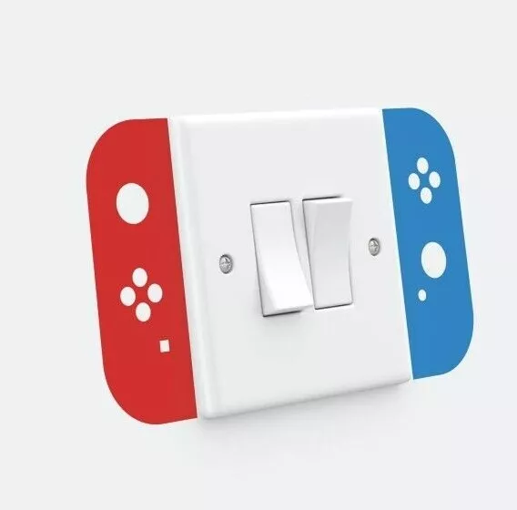 SWITCH Gamer gaming wall sticker controller LIGHT SWITCH Decals Room Decor V958