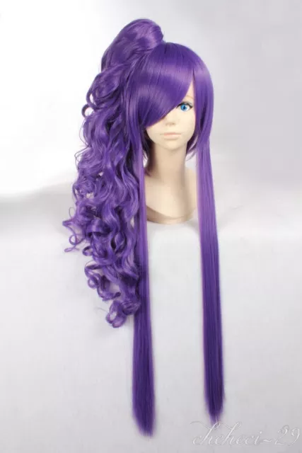 Camui Gakupo Gackpoid long cosply one ponytail full wigs stretchy social