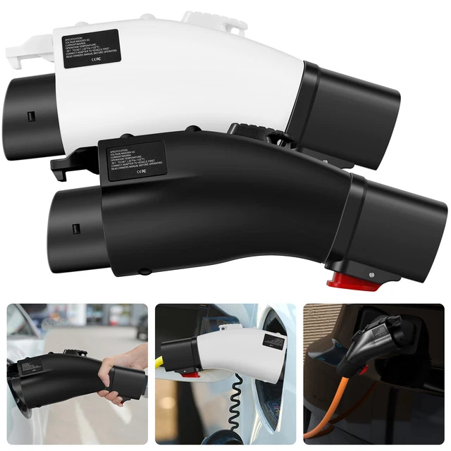 J1772 Charging Adapter 60A 250V AC IP65 EVs Charging Adapter with Anti-Drop✄Lock