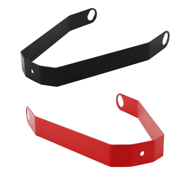 Create Idea Kotflügelhalterung Für Ninebot Max G30 - 2-teilig Aluminium Schwarz/Rot