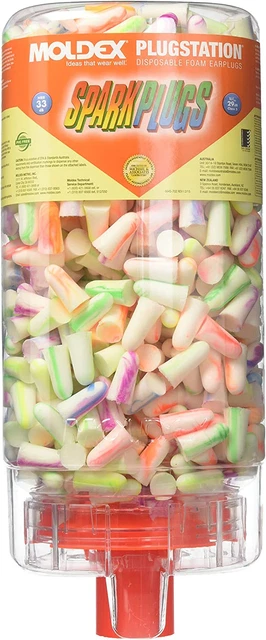 MOLDEX 6645 Sparkplugs Plug Station, Earplug Dispenser (Pack of 500)