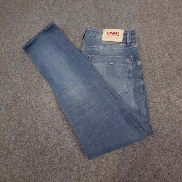 Tommy Hilfiger Jeans Mens 30 blue straight slim SCANTON denim pants size 30