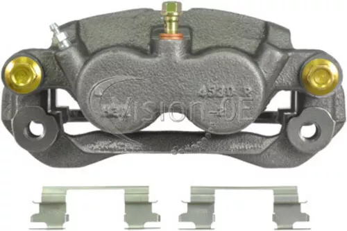 Disc Brake Caliper-Caliper with Installation Hardware Rear Left Vision OE Reman