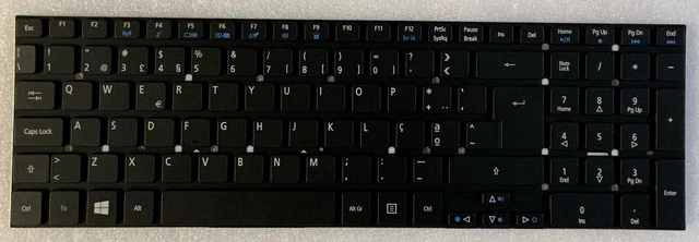 Clavier De Remplacement Pour Acer Aspire E5-573 - Disposition QWERTY UK - Bleu - Neuf Ouvert