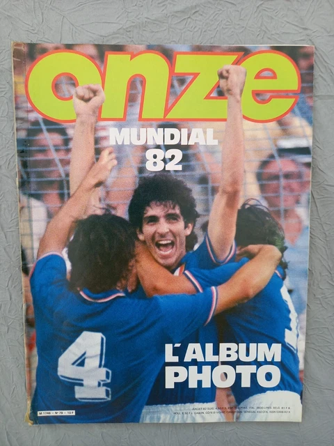 Magazine Onze Novembre 1982 - Bathenay Et Le PSG Européens - Football Vintage