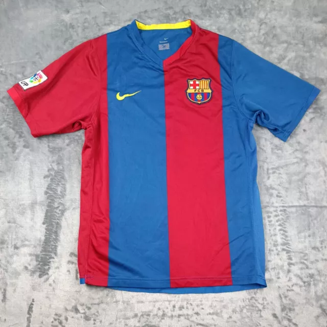 FC Barcelona 2006/2007 HOME shirt jersey NIKE Small S Original Vintage