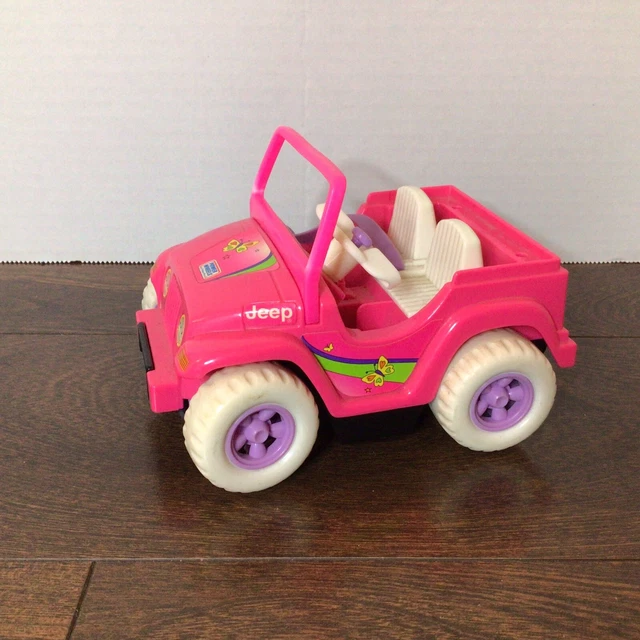1997 MATTEL BARBIE Kelly Doll Pink Power Wheels Jeep Chrysler Offroad
