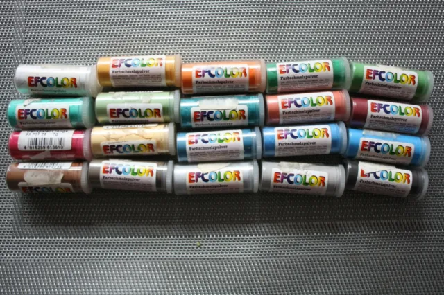 Efco Farbschmelzpulver, Efcolor, versch, Farben, je 7 g
