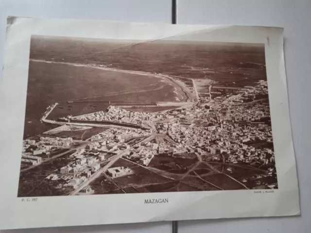 photo ancienne de MAZAGAN el jadida maroc 29X20CM