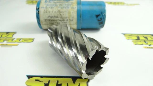 Super Nice! Slugger Cobalt Annular Cutter 1-1/2" Dia X 2" Doc ^