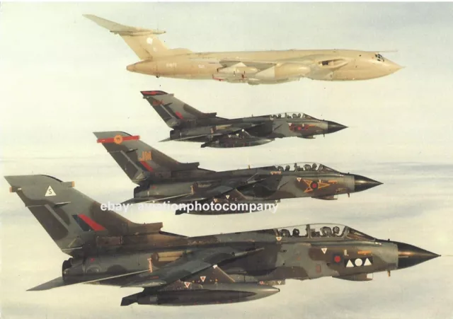 RAF Marham Wing Panavia Tornado GR.1 Formation Squadron Prints Postcard