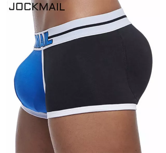 JOCKMAIL MENS PADDED Butt & Pouch Enhancing Boxer Brief Push Up Underwear  Trunks $14.02 - PicClick