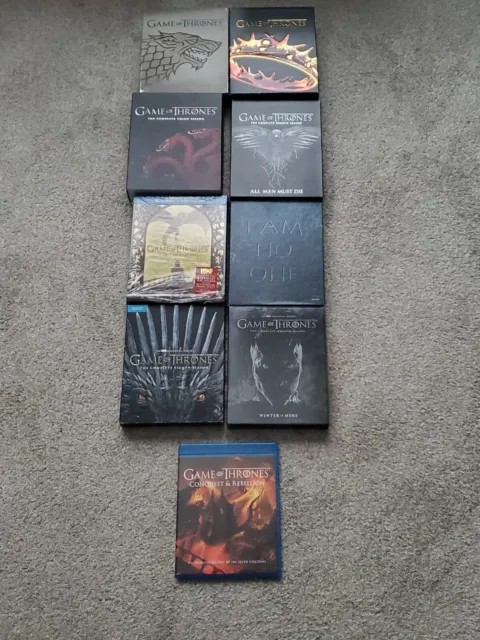 Game of Thrones: The Complete Series Blu-Ray Season 1-8 + Animated History/E